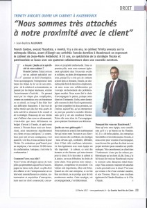 Article LA GAZETTE